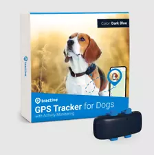 Tractive Mini Dark Blue GPS Tracker for Dogs 9 lbs The #1 rated dog tracker SALE