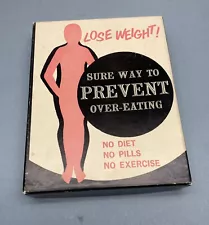 Vintage 1960’s Gag Gift Weight Loss - Lose Weight No Diet - Cutlery With Holes