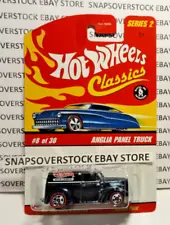 2006 HOT WHEELS CLASSICS SPECTRAFLAME BLUE ANGLIA PANEL TRUCK, REDLINE 5-SP RIMS