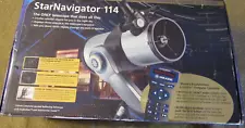 Meade, STAR-NAVIGATOR 114 ,Audio-Star ,Computer Guided, TALKING Telescope , NEW