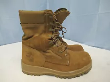 USMC Military Desert Combat Boots SPE1C1-16-D-1032 Size 9 Steel Toe Vibram