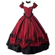 Victorian Dress for Women Long Party Dress Women's Rococo X-Large Color12