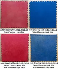 (Lot of 9) Judo Grappling Martial Art, 1.5" THICK Floor Mats, 40.2"x40.2" each