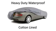 FOR VW EOS CONVERTIBLE - PREMIUM FULLY WATERPROOF CAR COVER COTTON LINED LUXURY