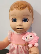 Luvabella Life Like Baby Doll Real Expressions & Movement with Lamb & Outfit