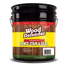 Wood Defender Transparent Fence Stain CEDAR TONE 5-gallon