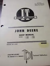 John Deere 2240-2440-2630-2640 Tractors I&T Shop Service Manual 1979