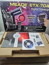 MEADE DELUXE ETX -70AT WITH AUTO STAR CONTROLLER AND LENS ACCESSORY PACK NEW