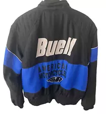 Motorcycle Jackey Buell American Motorcycle Large Nylon Three Tears