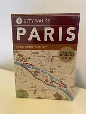 NEW & SEALED City Walks PARIS Map Cards - 50 Adventures on Foot France Tourism