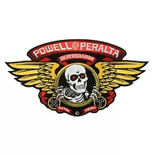 Powell Peralta Skateboard Patch 12" Winged Ripper Extra Large Iron / Sew On