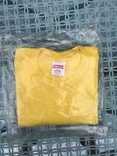 Supreme Tonal Box Logo Tee Yellow Large Dead Stocked