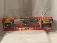 ABC Toys Super Hauler Remote Control Semi Truck, Helicopter on Flatbed, Boxed