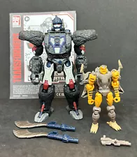 Transformers War For Cybertron Netflix Optimus Primal and Rattrap COMPLETE