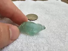 Blue Aquamarine From Madagascar, Etched, Double Terminated, No Damage