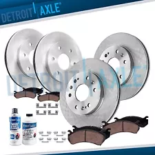 Front Rear Disc Rotors Ceramic Brake Pads for 2008-13 Chevy Tahoe Suburban Yukon (For: 2010 Chevrolet Suburban 1500)