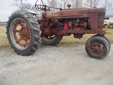 1946 Farmall H IH 1-Family tractor Runs & Drives Hitch PTO 12V STRAIGHT tin READ