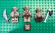 LEGO LOTR The Hobbit lor043 Goblin Soldier 1 and 2 and Scribe With Weapons 79010