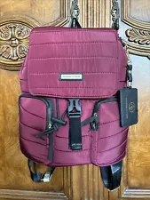 Adrienne Vittadini Navigator Laptop Sleeve BACKPACK W Luggagetag & StrapNWT $210