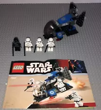 Lego 7667 Star Wars Imperial Dropship Complete Set Minifigures Manual