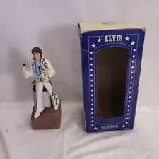 Elvis Presley 1977 McCormick Distilling Decanter Music Box Works As Is