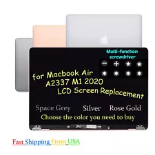 13" New For MacBook Air A2337 M1 2020 EMC3598 LCD Screen Display Assembly