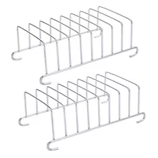 2 Pcs Toast Rack for Oven Air Fryer Stand Electric Bread Display