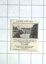 1936 Queen Anne's Original Mill Buildings, 3 Acres For Sale