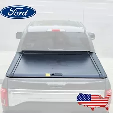 Bed Retractable Roll-up Hard Tonneau Truck Cover Lock For Ford F-150 5.5ft 10-20