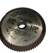 HPC CW-20FM Key Machine Cutting Cutter Wheel