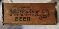 Vintage Old Dutch Beer Wood Advertising Crate From Pennsylvania