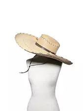 Alamo Hats Oversized Wheat Straw Wide Brim Cowboy Hat Sombrero