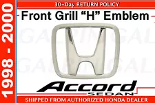 Genuine Honda Accord 4Dr Sedan Front Grill "H" Emblem 1998-2000 [75700-S84-A00]