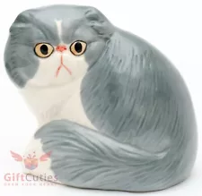 Porcelain Figurine of the Persian Cat Kitty Kitten