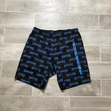 Authentic Supreme x Thrasher SS15 Shorts Large Black Box Logo Tnf Ftp Kaws Camp