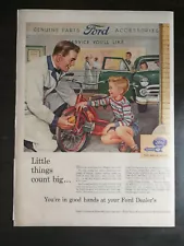 Vintage 1953 Genuine Ford Parts & Accessories Full Page Original Ad 1221