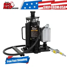 Torin 20 Ton Pneumatic Air Heavy Duty Bottle Jack Manual Pump for Trucks