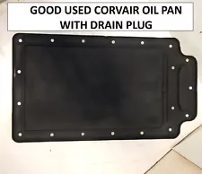 CHEVY CORVAIR OIL PAN WITH DRAIN PLUG VINTAGE CAR PART