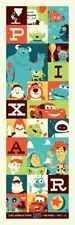 25 Years of Pixar by Dave Perillo - 1st edition limited screen print 2011 Acme