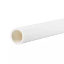 PVC Rigid Pipe Tube ID 16mm OD 20m 0.35m Length White for Liquid Tube