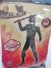 GI Joe Snake Eyes Halloween Costume Kids Size M 7-8 Full Suit with Mask