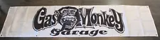 Gas Monkey Garage Banner Flag Big 2x8 feet Racing Speed Shop Auto Car Parts