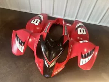 2004 Polaris Predator 500 Atv Quad Front Rear Plastic Red Plastic Dale Earnhardt