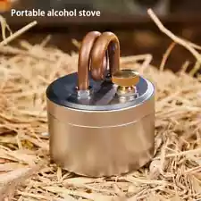 Camp Alcohol Stove - Solid Shell Powerful Safe Spirit Burner Strong Fire Burning