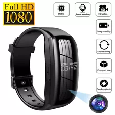 1080P HD Mini Watch Security Camera Sports Wristwatch Video Recording DVR 256GB