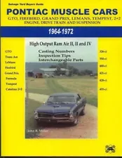 Pontiac Parts Manual Restoration Interchange Book Reference (For: More than one vehicle)