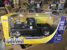 Jada 1/24 Big Time 1955 chevy stepside pro street black NIB