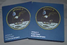 Apollo 11 Flight Plan (Final) 3-Ring Binder and Slipcase 2019 Reproduction NASA