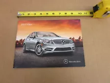 2011 Mercedes-Benz C-class sales brochure C300 C350 luxury sedan sport 22 page