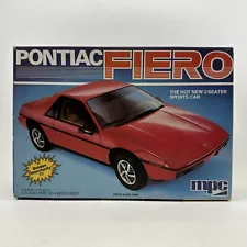 MPC Pontiac Fiero 1:25 Scale Model Kit 1983 1-0883 Vintage Sealed Parts Inside